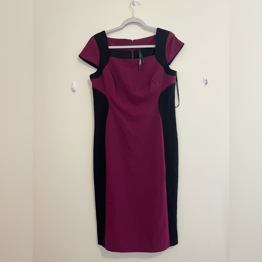 Andrew Marc size 10 plum dress